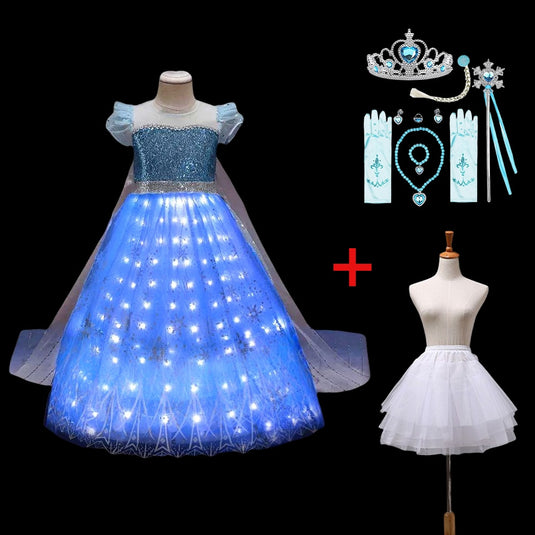 Princess LED Light Up Dress for Girls