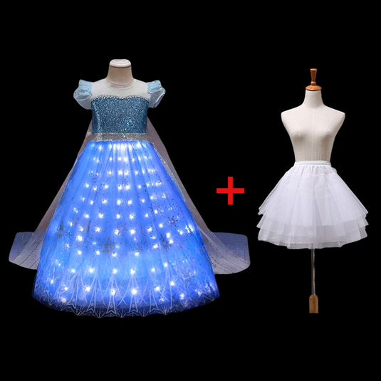 Princess LED Light Up Dress for Girls