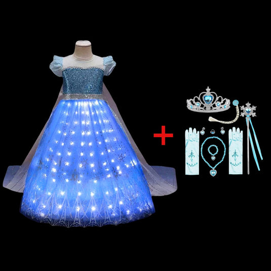 Princess LED Light Up Dress for Girls