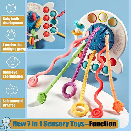 Silicone Pull String Toys