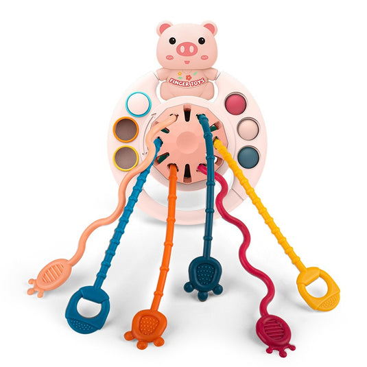 Silicone Pull String Toys