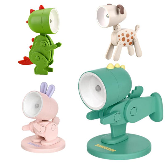 WhimsiGlow Mini LED Night Lights: Adorable Dino Delights